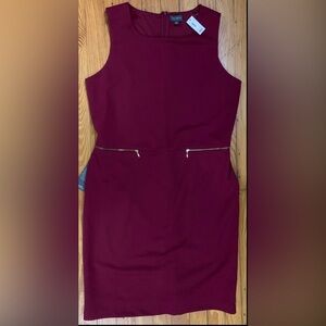 NWT The Limited Dress- Size 14 in burgundy